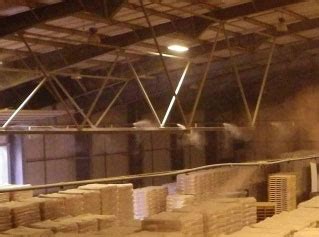 Fogging Testing warehouse|dust inspection in warehouse.